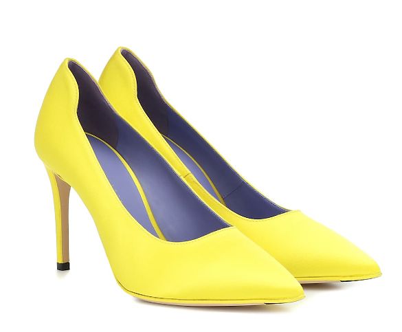 yellow heels victoria beckham