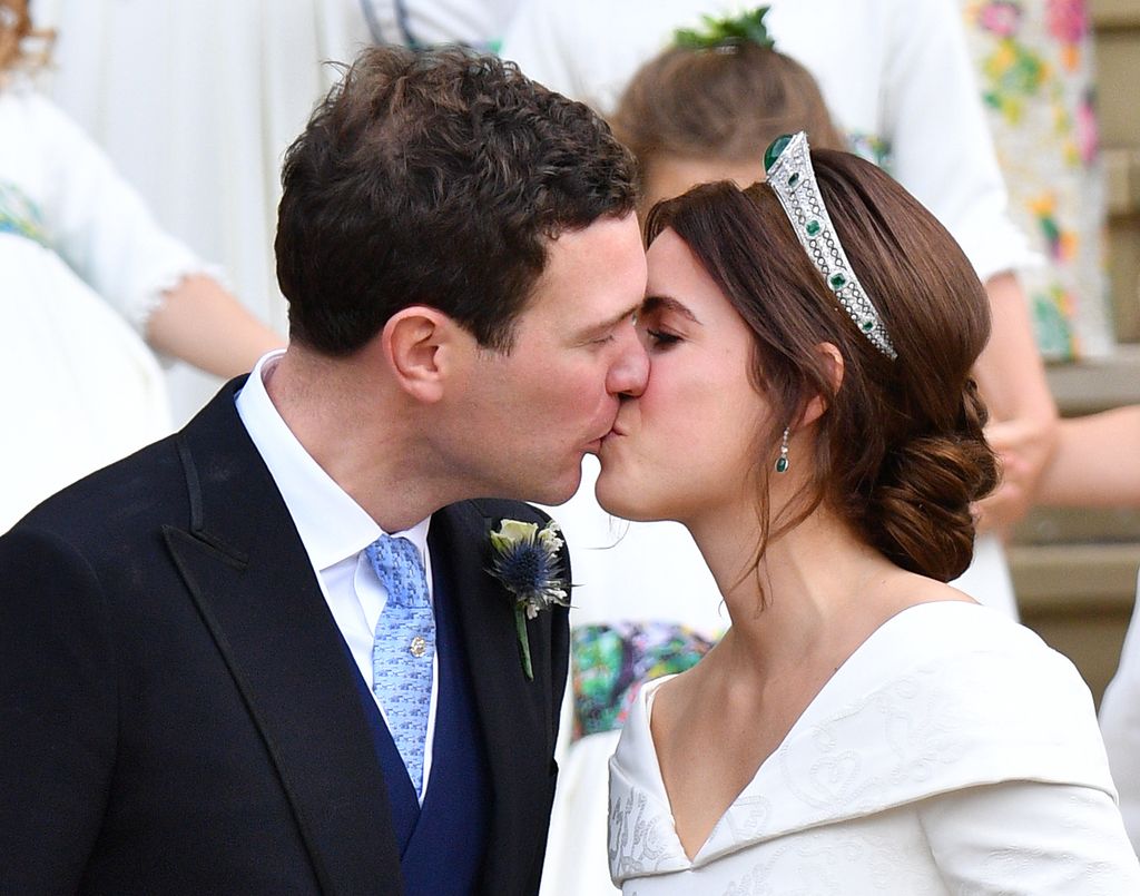 Eugenie and Jack are now parents to sons, August and Ernest