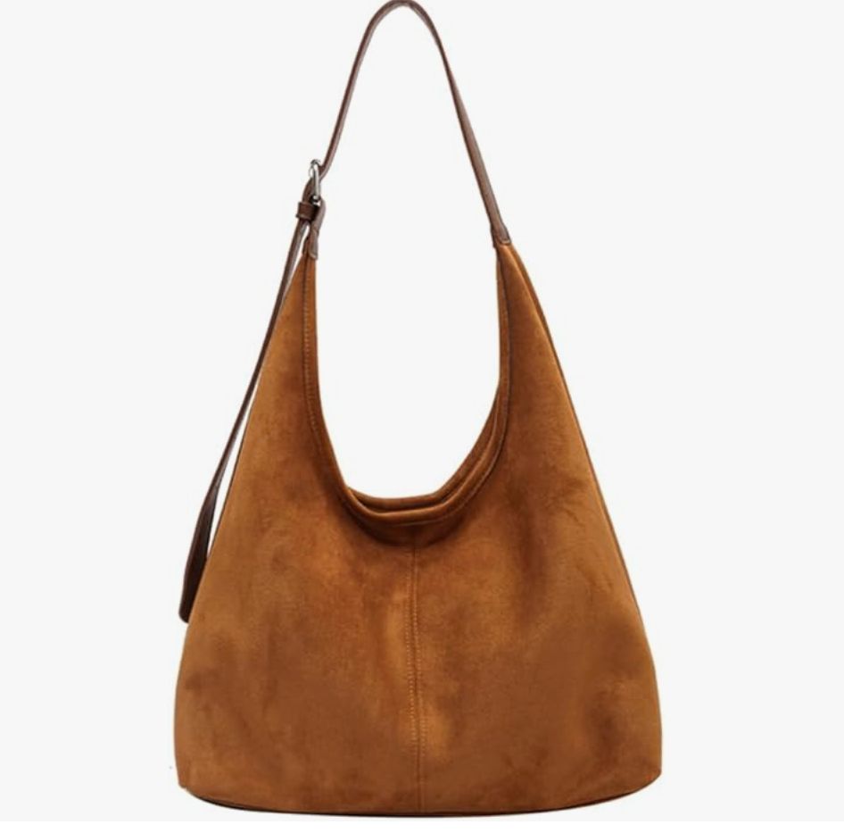 Amazon suede bag