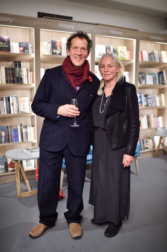 Monty Don and Sarah Don pictured in 2016