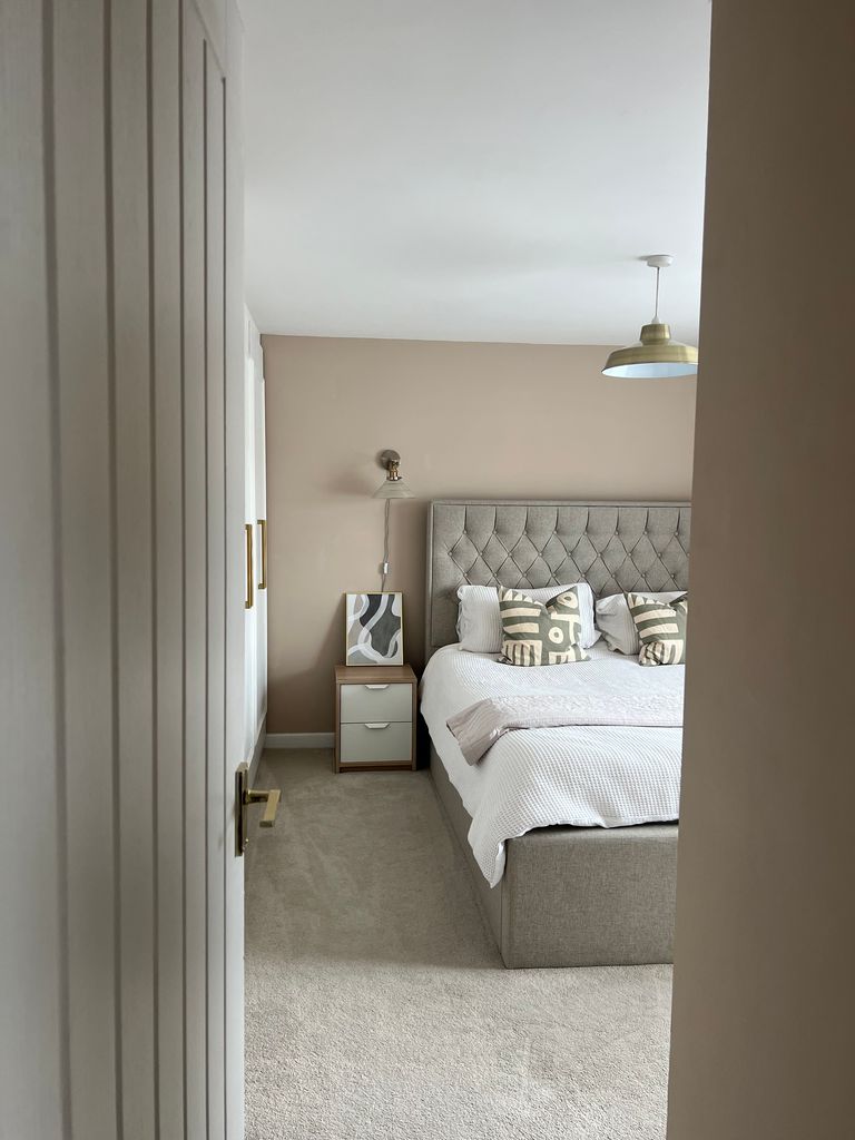 door open into bedroom