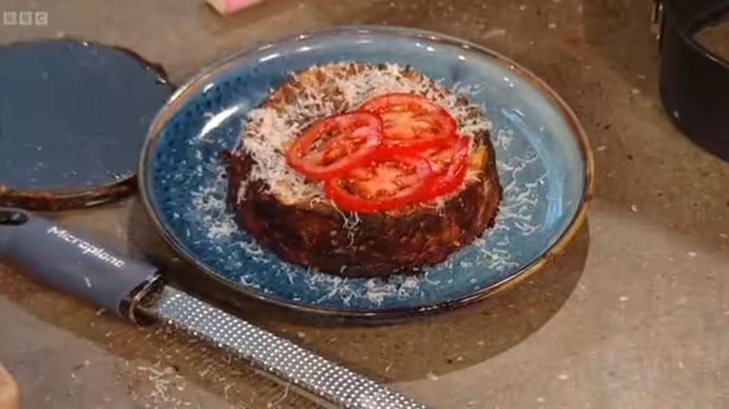 Matt revealed he was going to be making a crustless cheese quiche
