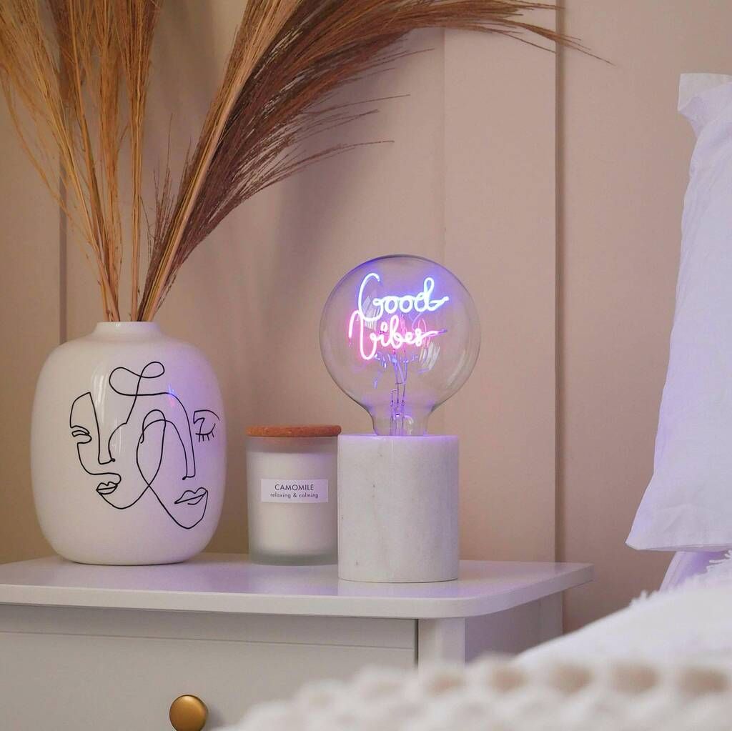 Good Vibes Bulb And Stand