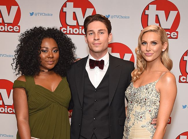 Joey Essex, Stephanie Pratt and Paisley Billings at the TV Choice Awards