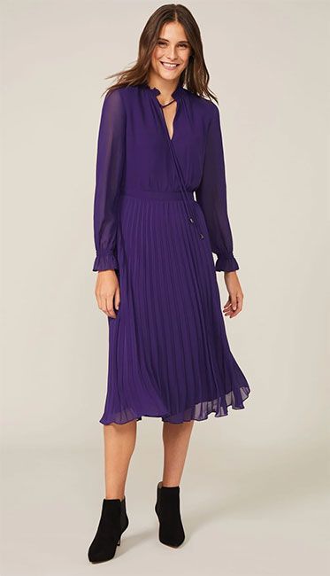 phase eight pleated dress