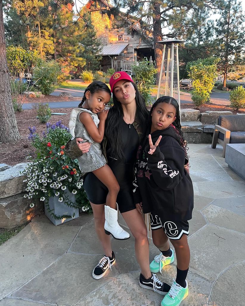 Kim posting with north and chicago