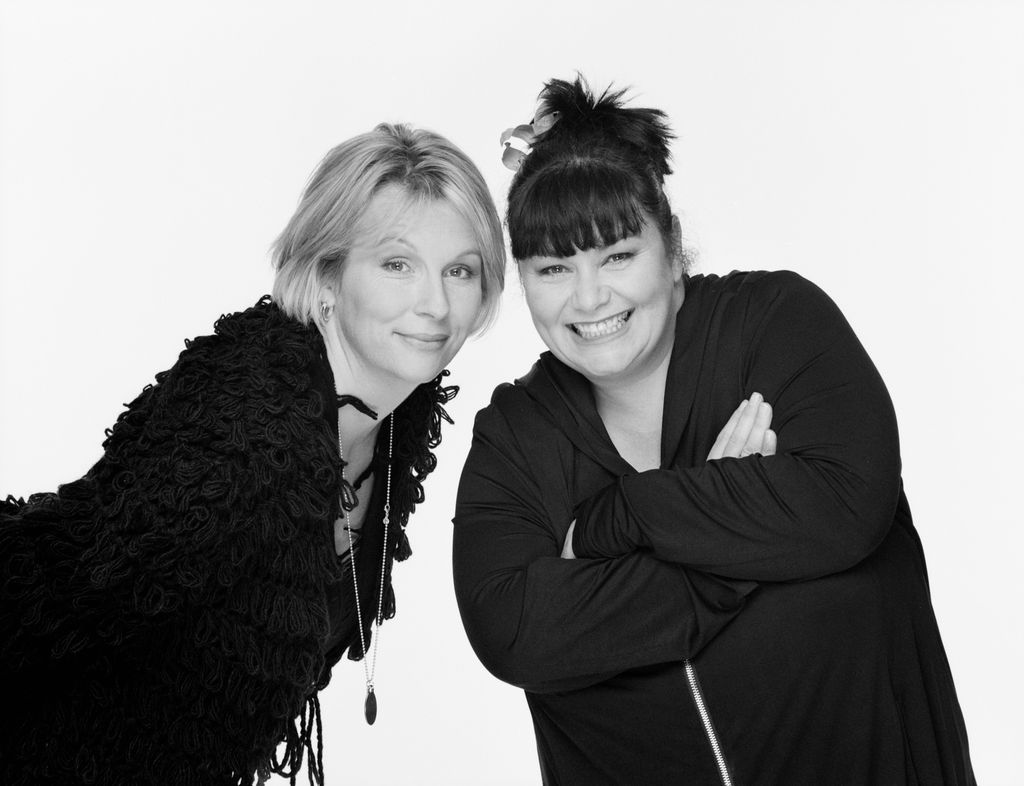 The actress and comedian rose to fame alongside Jennifer Saunders (pictured together in 1990)
