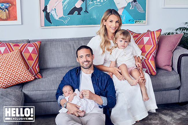 vogue williams and spencer matthews family photo