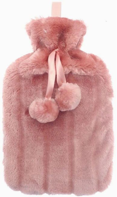 country club hot water bottle faux fur 2