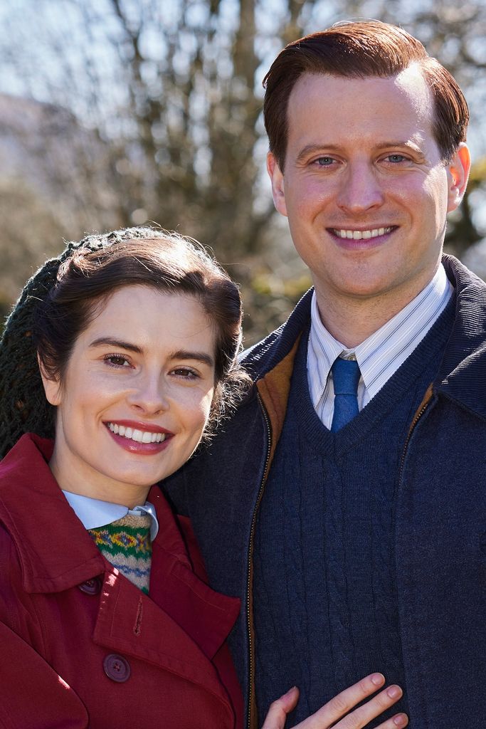 Rachel Shenton and Nicholas Ralph in All Creatures Great and Small