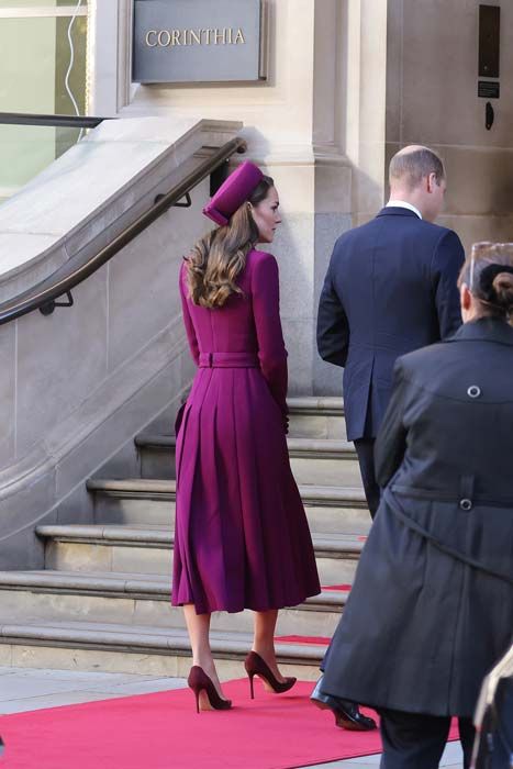 kate middleton berry red dress