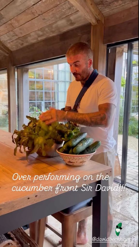 Victoria Beckham made a joke at David Beckham's expense