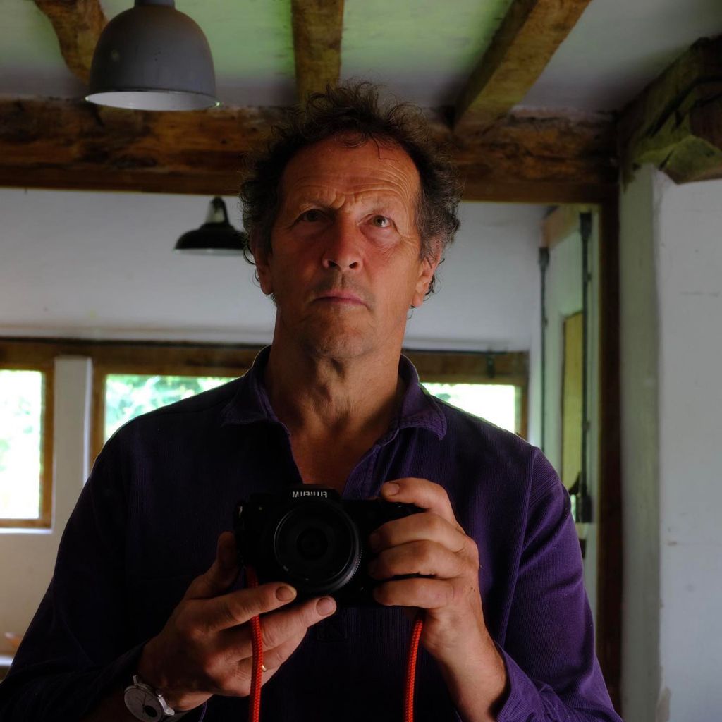 Monty Don taking a selfie inside his home