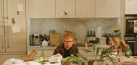 Ed Sheeran previously shared this glimpse of the home he has in London