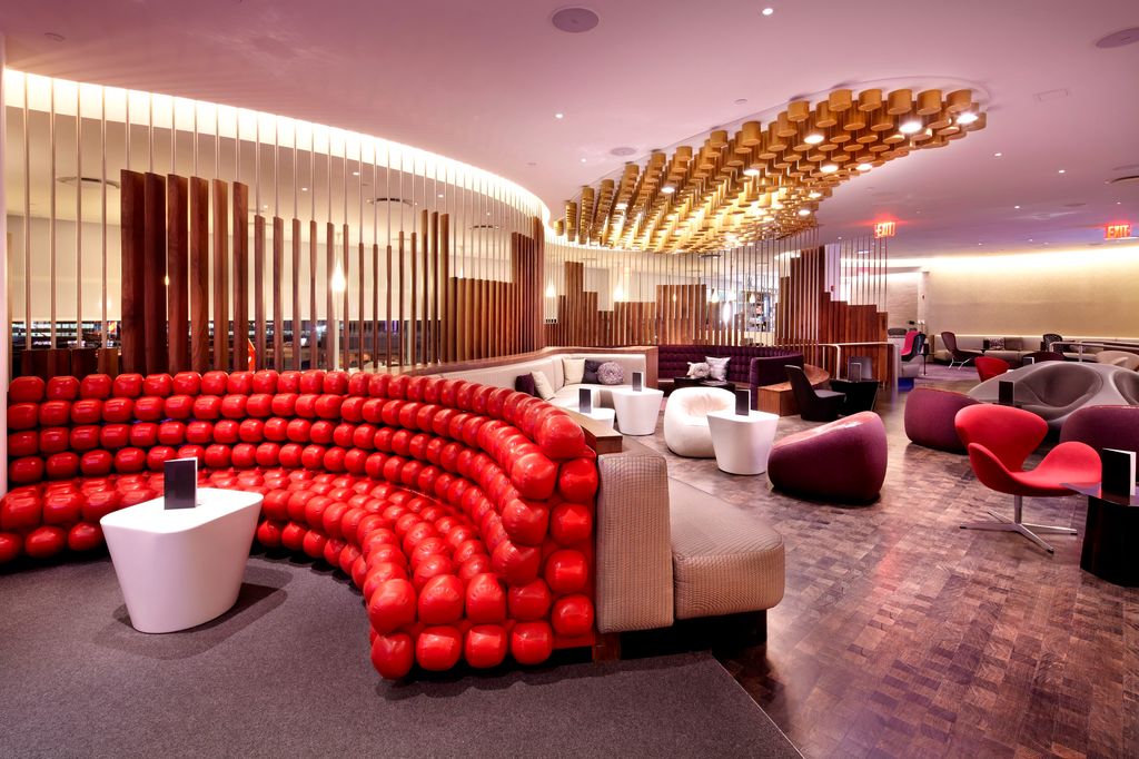 John F. Kennedy Airport's Virgin Atlantic clubhouse in New York