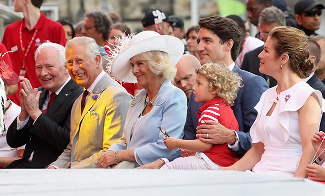 prince charles camilla and trudeau family