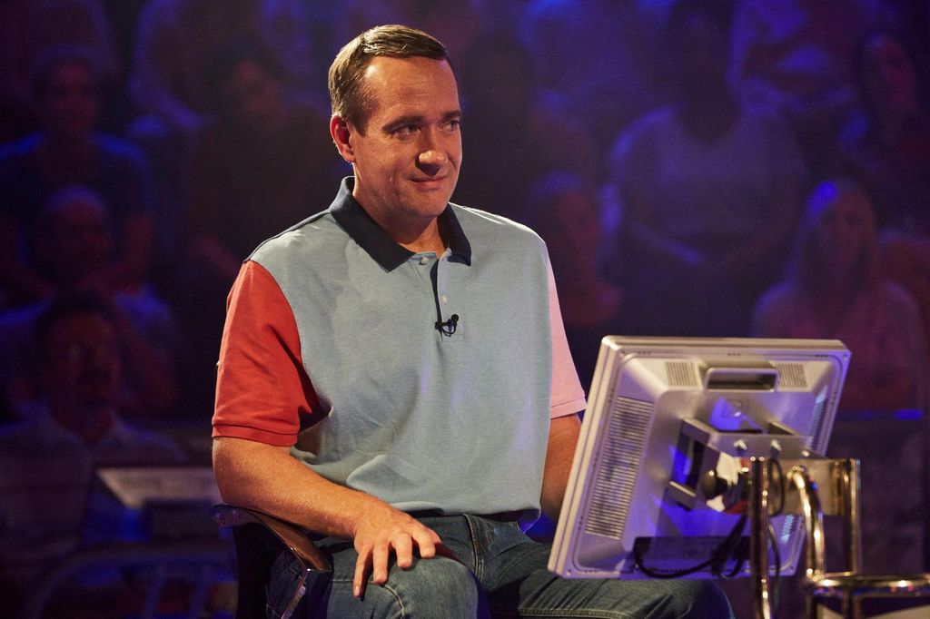 Matthew Macfadyen in a still from Quiz