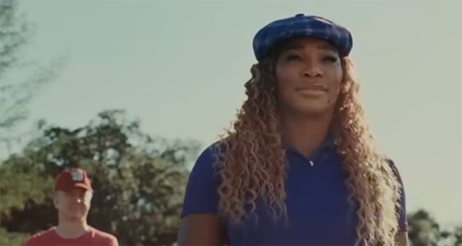 Serena Williams in the Ultra Super Bowl ad
