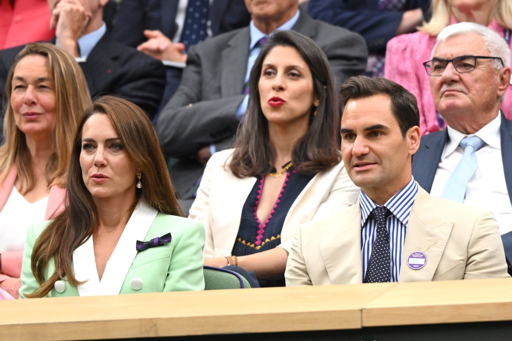 Princess Kate and Roger Federer watch Wimbledon together