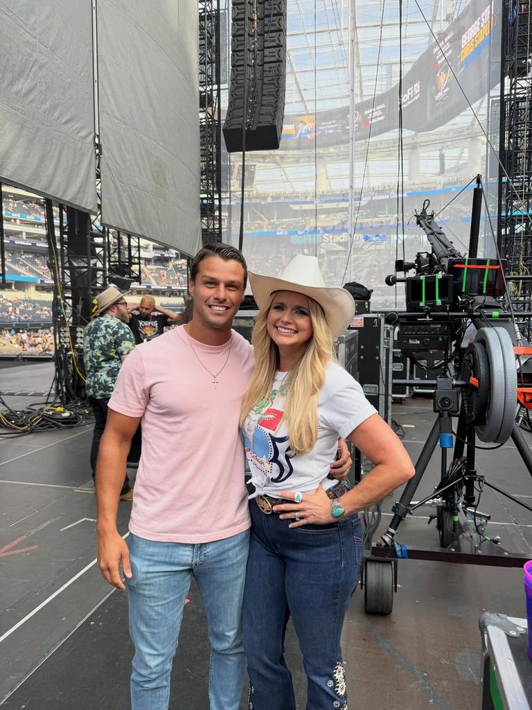 miranda lambert and husband brendan mcloughlin backstage