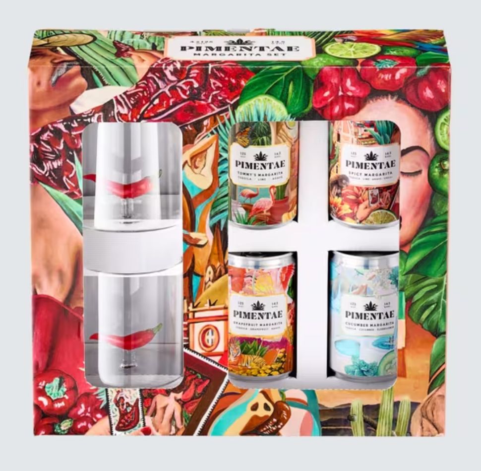 Pimentea Gift Pack with 2 Glasses