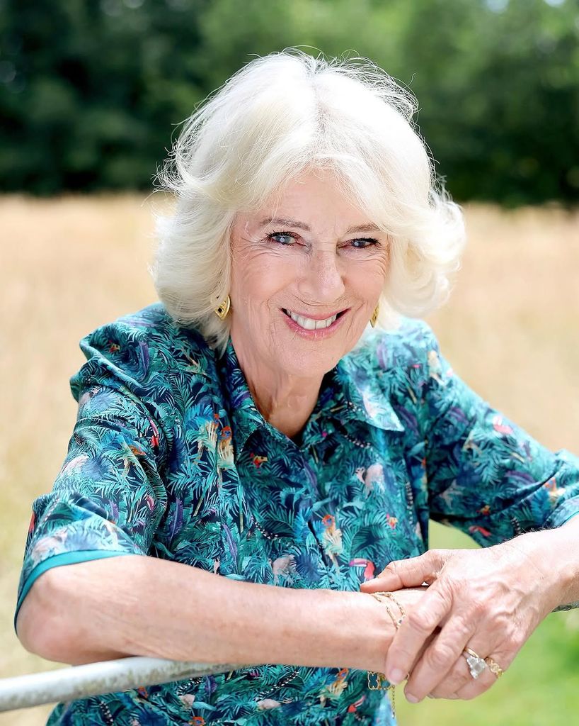 Queen Camilla poses 