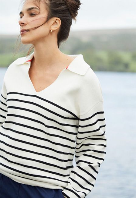 joules striped jumper