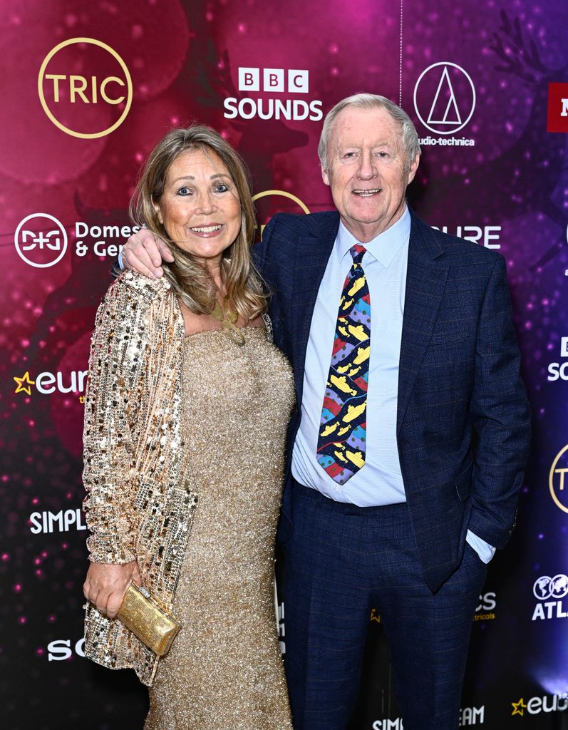 Chris with his longterm partner, Jane Bird 