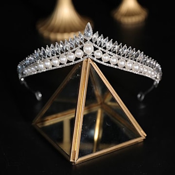 Etsy Pearl Diamond Tiara