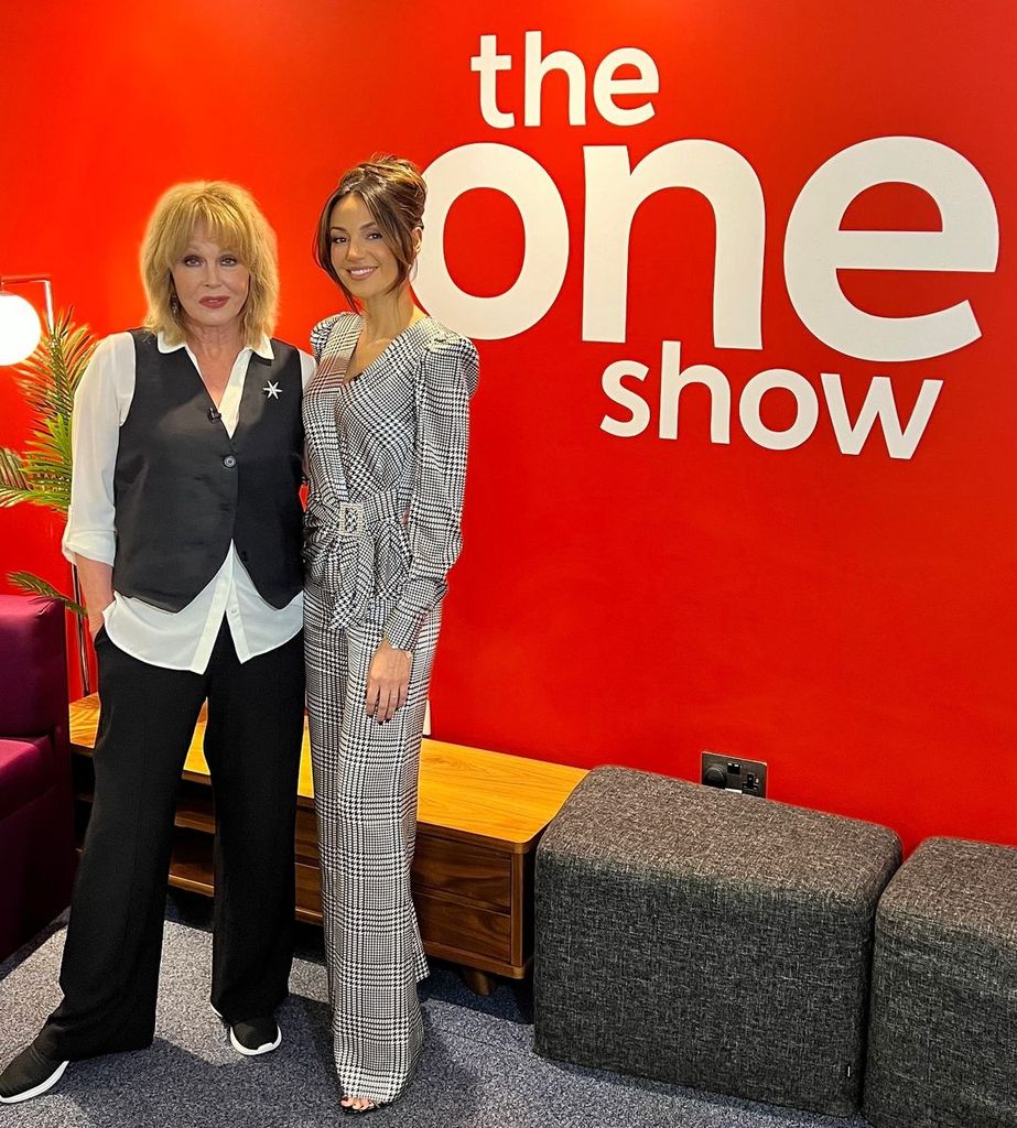 michelle keegan and joanna lumley on the one show 