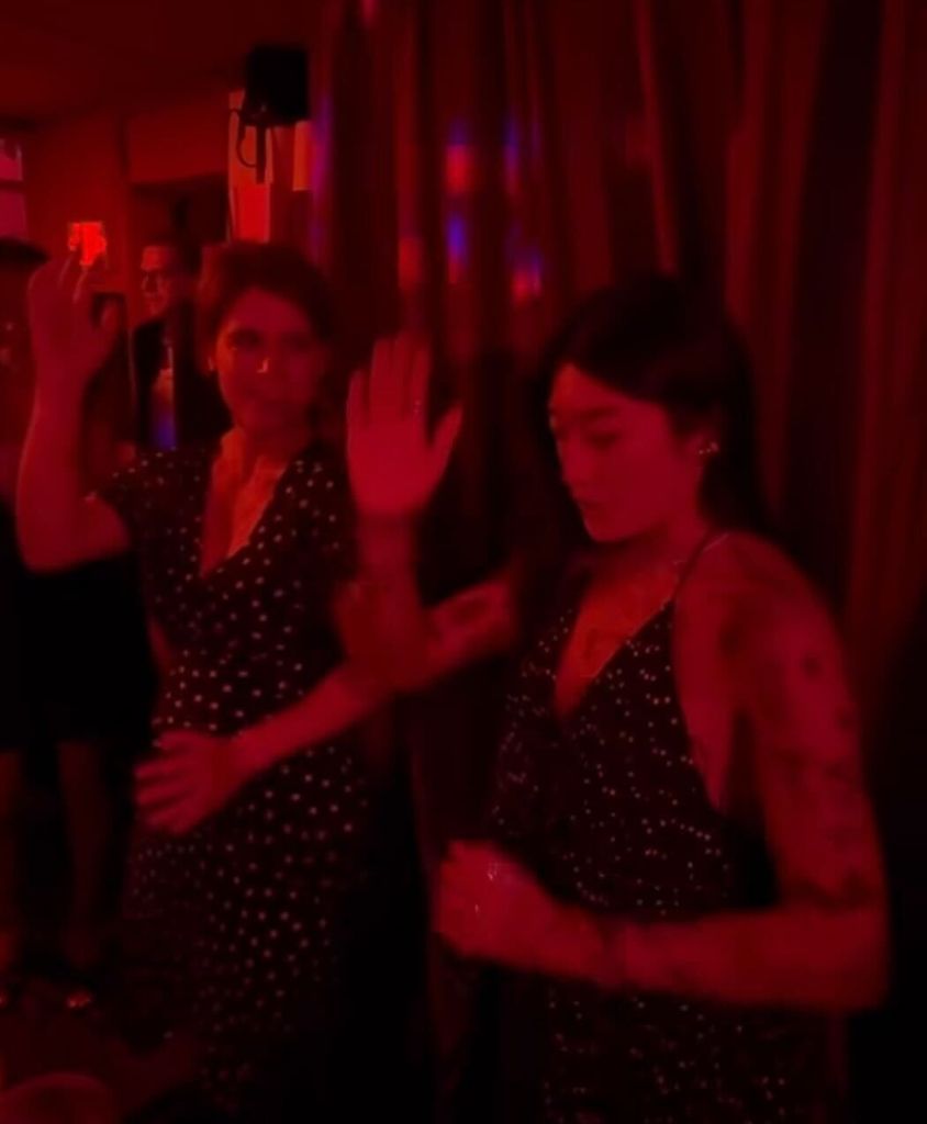 Princess Eugenie and Peggy Gou dance together at a party in Seoul