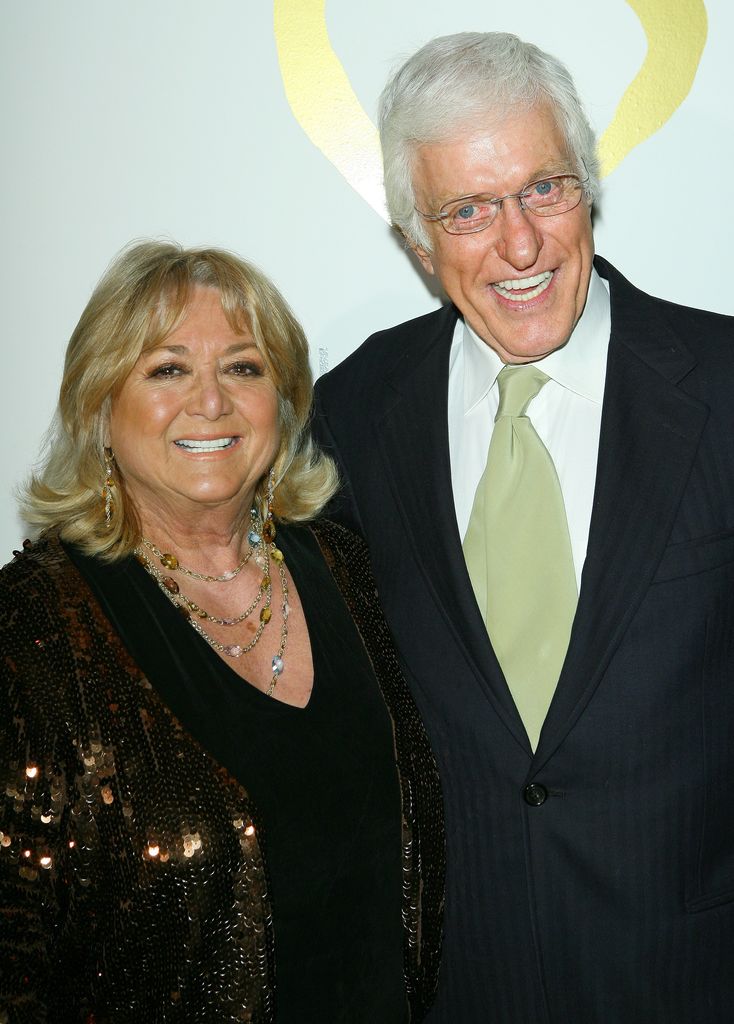 Michelle Triola and Dick Van Dyke pose for photo during 2007 Golden Heart Awards