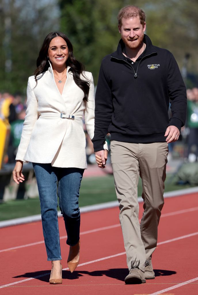 Harry and Meghan attend Invictus Games The Hague 2020  in April 2022