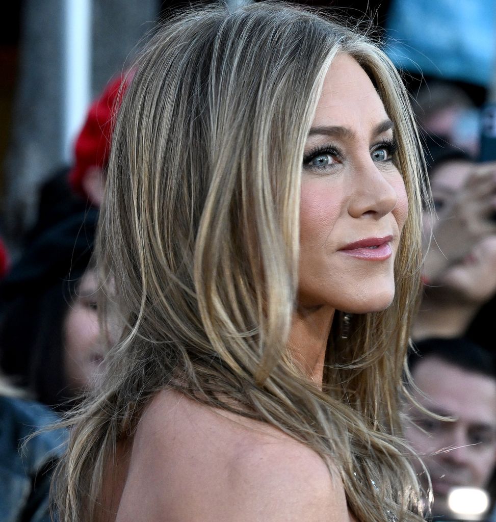 Jennifer Aniston up close picture at the Premiere Of Netflix's "Murder Mystery 2"