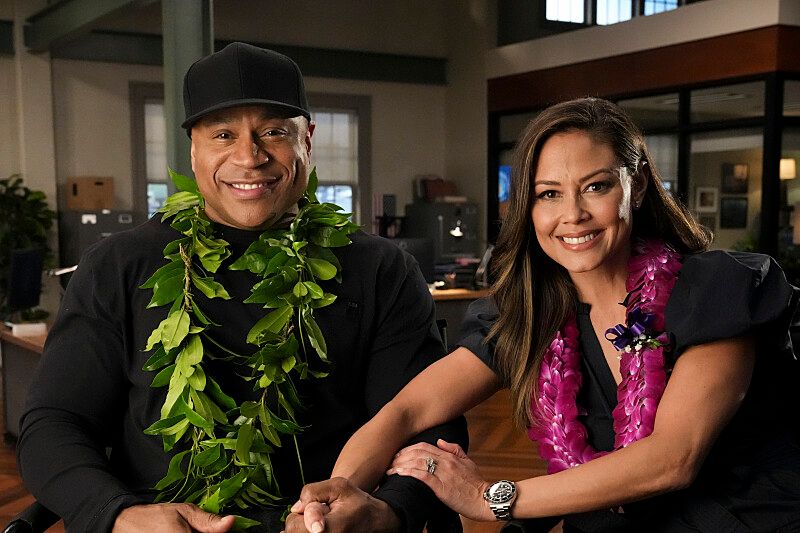 Vanessa Lachey and LL Cool J in NCIS: Hawai'i 