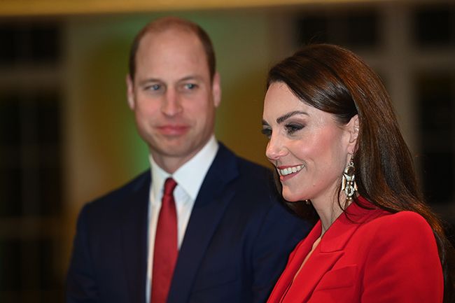 kate middleton red suit bafta 1z