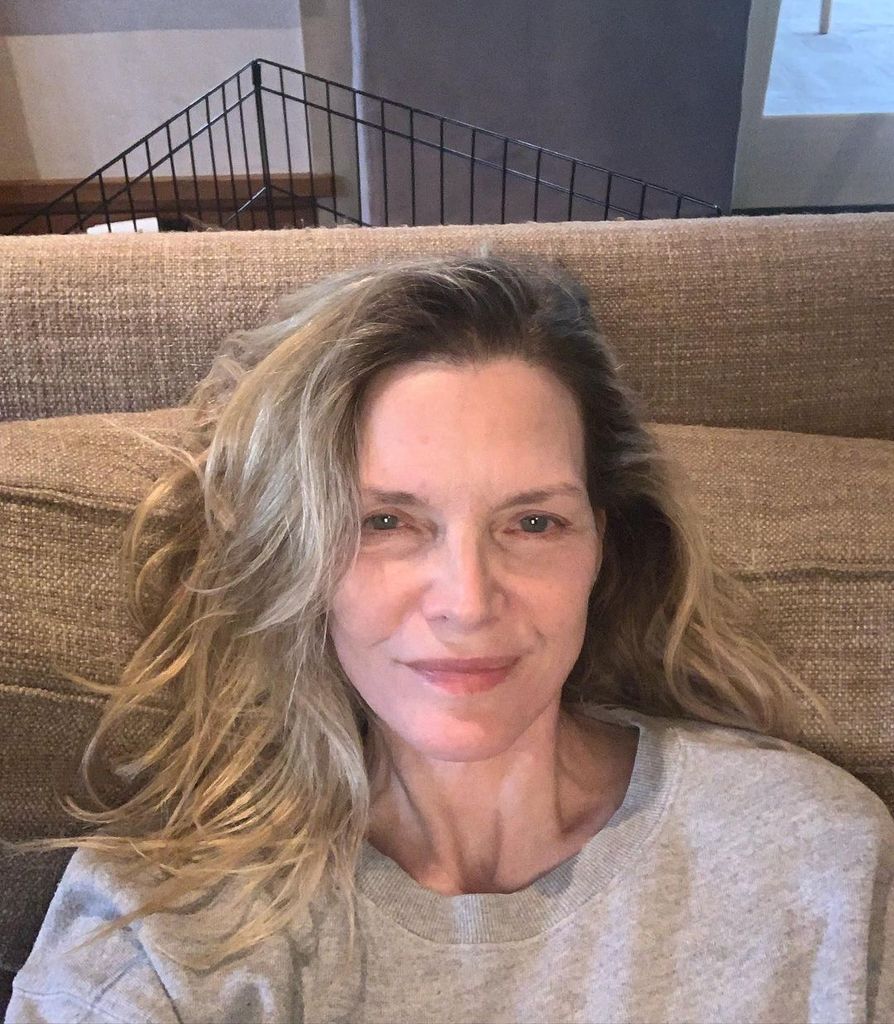 Michelle Pfieffer shared this gorgeous natural selfie