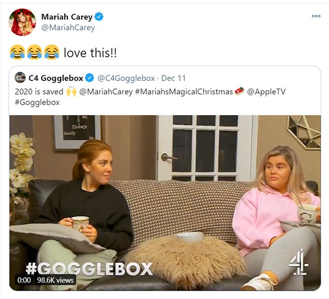 mariah carey and gogglebox