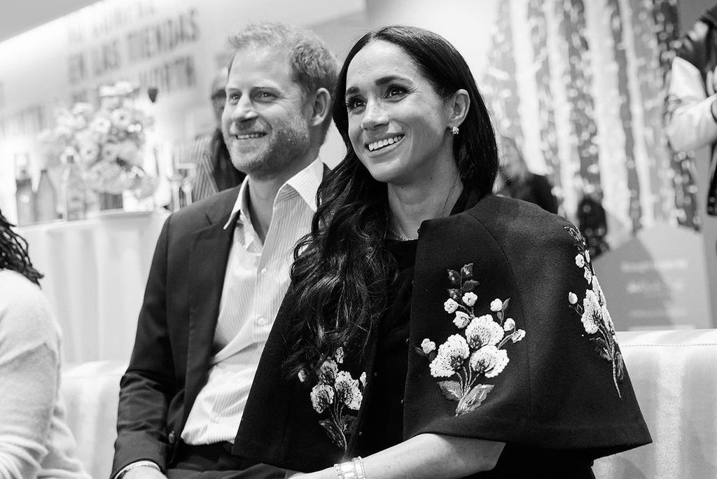 Meghan with her husband Prince Harry