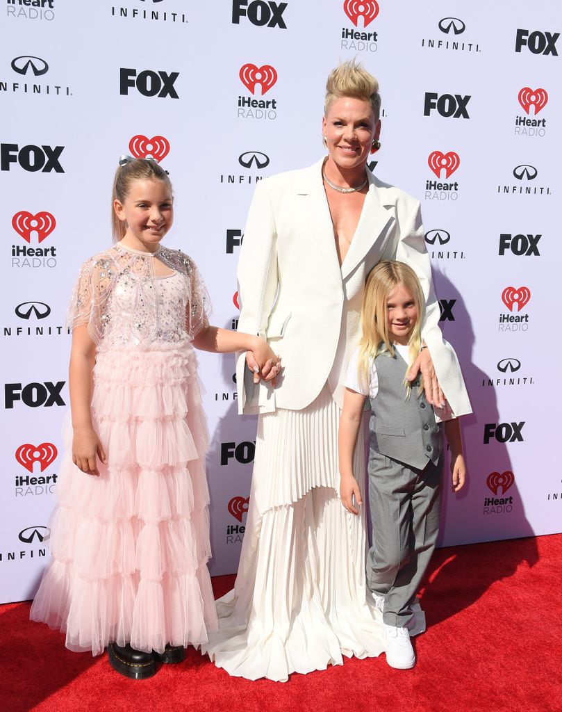 Willow Sage Hart, P!NK, Jameson Hart arrives at the 2023 iHeartRadio Music Awards 