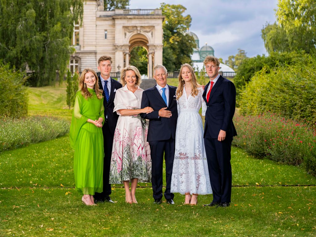 Christmas portrait Belgian Royal Family