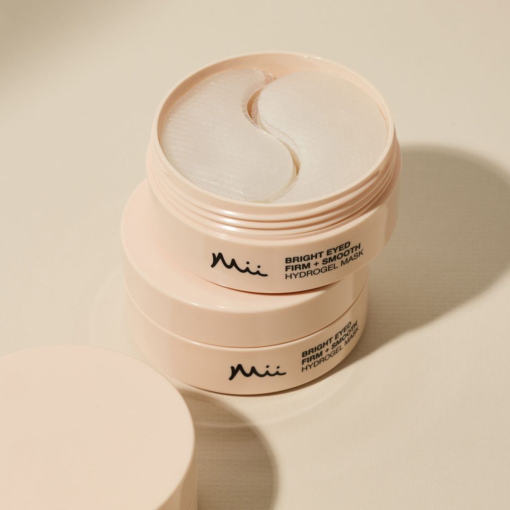 MII Cosmetics Bright Eyed Firm + Masque hydrogel lisse