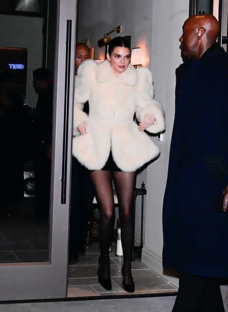 Kendall Jenner is seen in midtown  on February 08, 2025 in New York City.