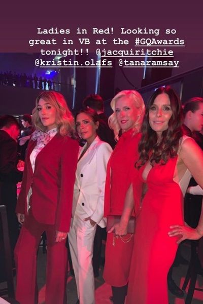 victoria beckham gq red