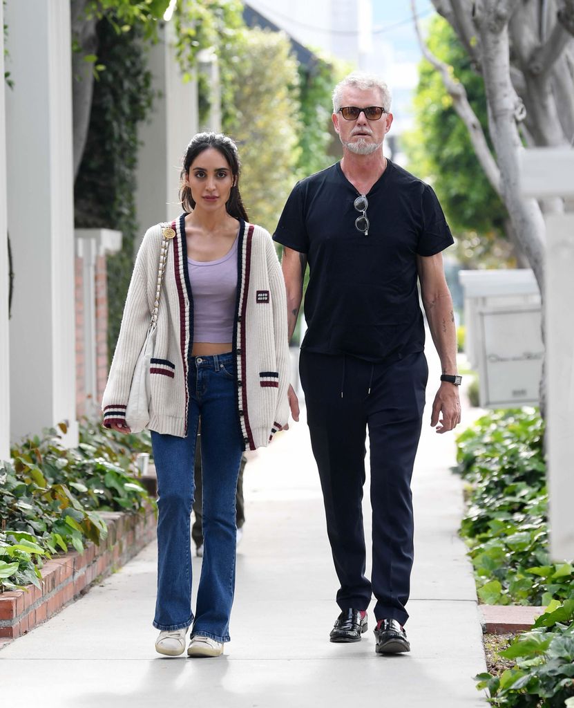 Eric Dane enjoys walk in Beverly Hills with Priya Jain