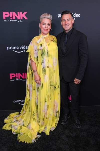 Pink with her husband Carey Hart