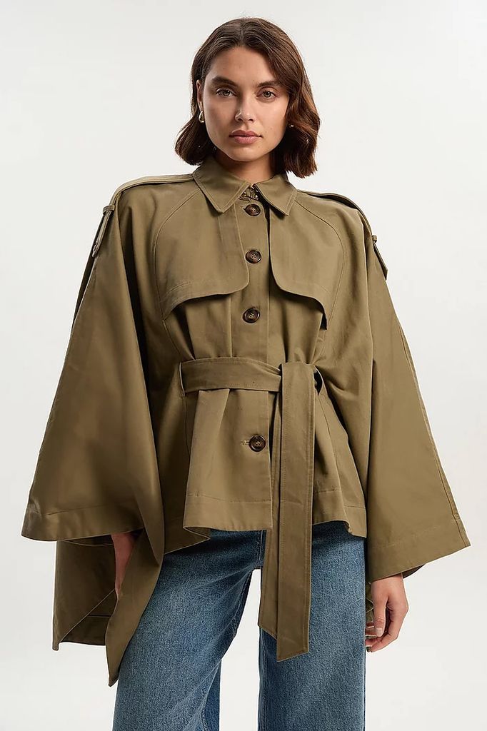 Karen Millen cape trench