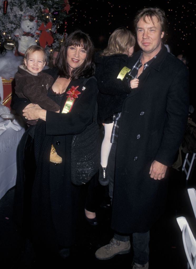 L'actrice Katey Sagal, son mari Jack White, sa fille Sarah White et son fils Jackson White en 1997.