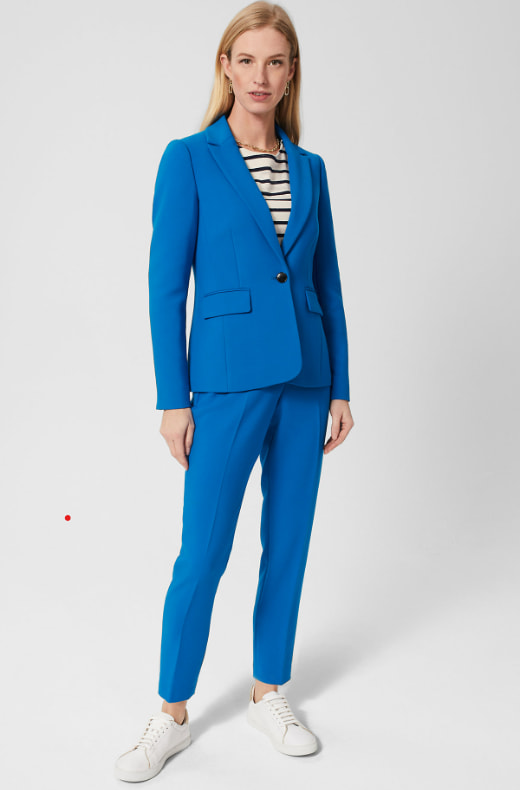 marks and spencer blue suit