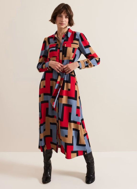 phase eight geometric dress 